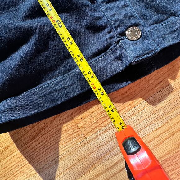 GUESS x Womens Dark Denim Stretchy Denim Mini Dress Button Accents Size 0 - Picture 5 of 7